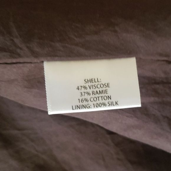 Eileen Fisher Silk Open Front Quarter Length Blazer Size Small - Picture 8 of 8